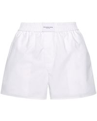 Alexander Wang - Logo-Patch Boxer Shorts - Lyst