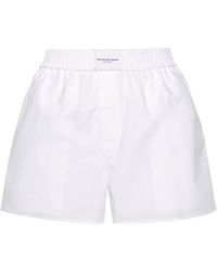 Alexander Wang - Logo-Patch Boxer Shorts - Lyst
