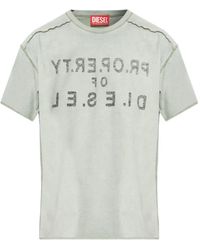 DIESEL - T-Ily Crew-Neck T-Shirt - Lyst