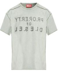 DIESEL - T-Ily Crew-Neck T-Shirt - Lyst