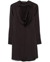 KARL LAGERFELD - Logo-Chain Detailed Mini Dress - Lyst