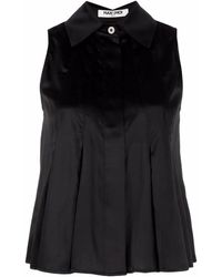 Max & Moi - ノースリーブ シルクブラウス - Lyst