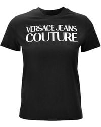 Versace Jeans Couture - T-Shirt À Logo Imprimé - Lyst