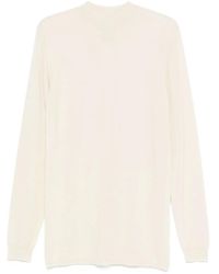 Rick Owens - Long-Sleeved Wool T-Shirt - Lyst