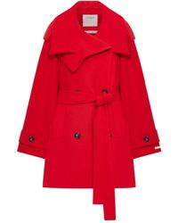 Sportmax - Short Coat With Belt - Lyst