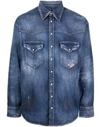DSquared² - Denim Shirt - Lyst