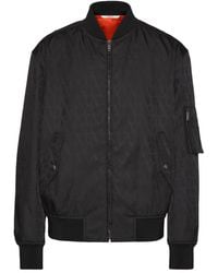 Valentino Garavani - Toile Iconographe-Jacquard Bomber Jacket - Lyst
