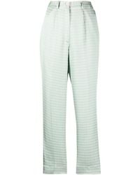 Forte Forte - Pantalon Court À Motif Pied-De-Poule - Lyst