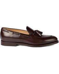 Brunello Cucinelli - Tassel-Detail Leather Loafers - Lyst