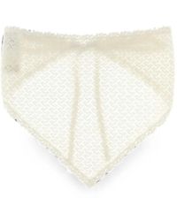 THE GARMENT - Crochet-Knit Rear-Tie Bandana - Lyst