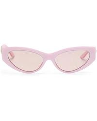 Versace - Greca Strass Cat-Eye Sunglasses - Lyst