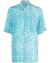 Stella McCartney - Leopard Print Short-Sleeve Shirt - Lyst