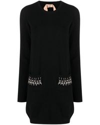 N°21 - Long-sleeve Knitted Dress - Lyst