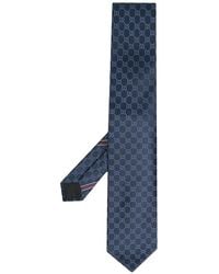 Gucci - Double G Motif Tie - Lyst