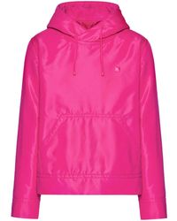 Valentino Garavani - Stud-Detail Padded Hoodie - Lyst
