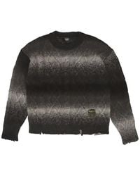 HTC - Cable-Knit Distressed Sweater - Lyst
