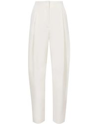 Proenza Schouler - Wool-Twill Straight-Leg Trousers - Lyst