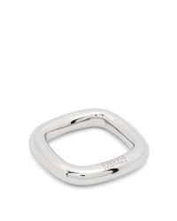 MM6 by Maison Martin Margiela - Silver Tubing Ring - Lyst