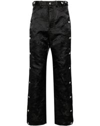 Feng Chen Wang - Dragon Jacquard Loose-fit Trousers - Lyst