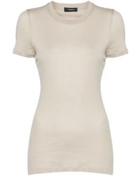 Wardrobe NYC - T-Shirt En Coton À Col Rond - Lyst