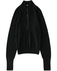 Studio Nicholson - Maren Pullover Mit Reißverschluss - Lyst