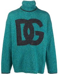 Dolce & Gabbana - ロゴインターシャ セーター - Lyst