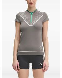 adidas By Stella McCartney - Top Truenature Golf con cremallera - Lyst