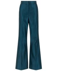 Fendi - Duchesse Silk Trousers - Lyst
