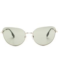 Burberry - Harper Pilot-Frame Sunglasses - Lyst