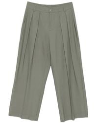 Patrizia Pepe - Pleated Oversized Trousers - Lyst