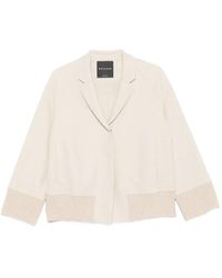 ROSSO35 - Ribbed-Cuff Button Jacket - Lyst