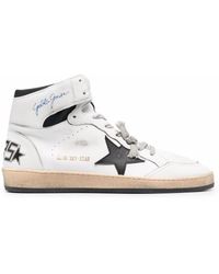 Golden Goose - Sky-star High-top Lace-up Sneakers - Lyst