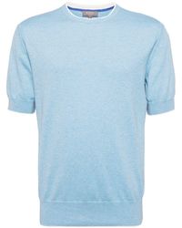 N.Peal Cashmere - T-shirt a maglia fine Newquay - Lyst