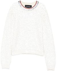 Cynthia Rowley - Pull Brodé De Sequins À Col Rond - Lyst