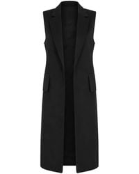 FRANK LYMAN - Notched-Lapel Sleeveless Jacket - Lyst
