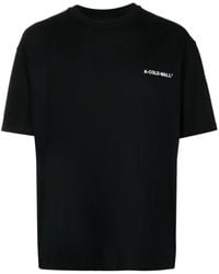 A_COLD_WALL* - T-shirt en coton à logo imprimé - Lyst
