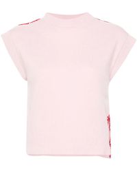 Marni - Gebreide Spencer Met Geborduurd Logo - Lyst