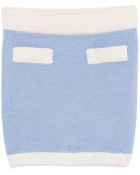 ROWEN ROSE - Knitted Straight Skirt - Lyst