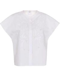 Mantu - Top con bordado floral - Lyst