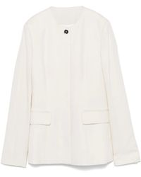 TOTEME - Collarless Cinched Jacket - Lyst
