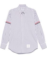 Thom Browne - Geruit Overhemd - Lyst