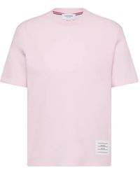 Thom Browne - Four-Bar Short-Sleeve T-Shirt - Lyst