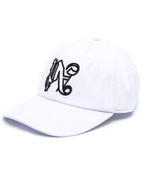 Palm Angels - Cappello da baseball con ricamo monogramma - Lyst