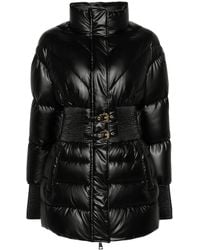 Versace Jeans Couture - Baroque-Buckle Padded Jacket - Lyst