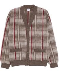 Aspesi - Checked Wool Cardigan - Lyst