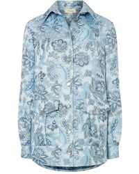 Temperley London - Francis Floral-Pattern Shirt Jacket - Lyst