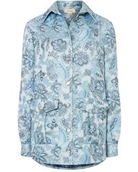 Temperley London - Francis Floral-Pattern Shirt Jacket - Lyst