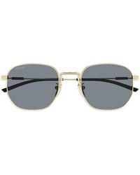 Gucci - Round-Frame Sunglasses - Lyst