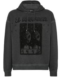 DSquared² - Graphic-Print Hoodie - Lyst