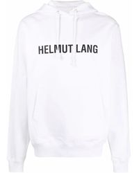 Helmut Lang - Sudadera Con Capucha Y Logo - Lyst